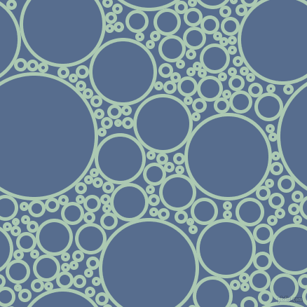 bubbles, circles, sponge, big, medium, small, 5 pixel line width, Gum Leaf and Kashmir Blue circles bubbles sponge soap seamless tileable