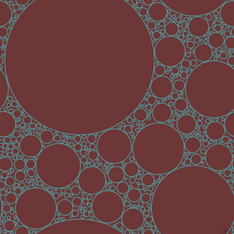 bubbles, circles, sponge, big, medium, small, 3 pixel line width, Half Baked and Sanguine Brown circles bubbles sponge soap seamless tileable