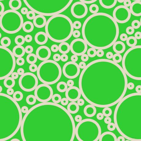 bubbles, circles, sponge, big, medium, small, 9 pixel line width, Half Spanish White and Lime Green circles bubbles sponge soap seamless tileable