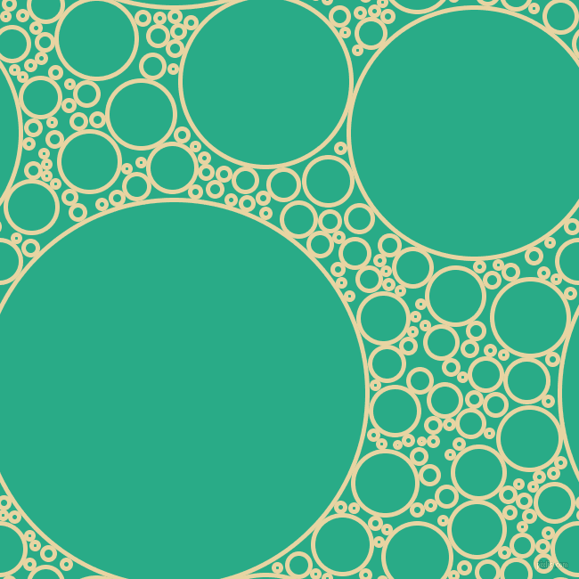 bubbles, circles, sponge, big, medium, small, 5 pixel line width, Hampton and Jungle Green circles bubbles sponge soap seamless tileable
