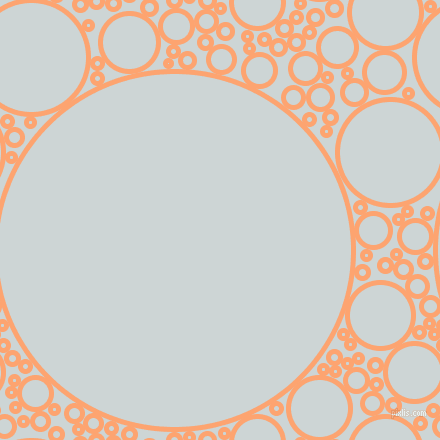 bubbles, circles, sponge, big, medium, small, 5 pixel line width, Hit Pink and Zumthor circles bubbles sponge soap seamless tileable