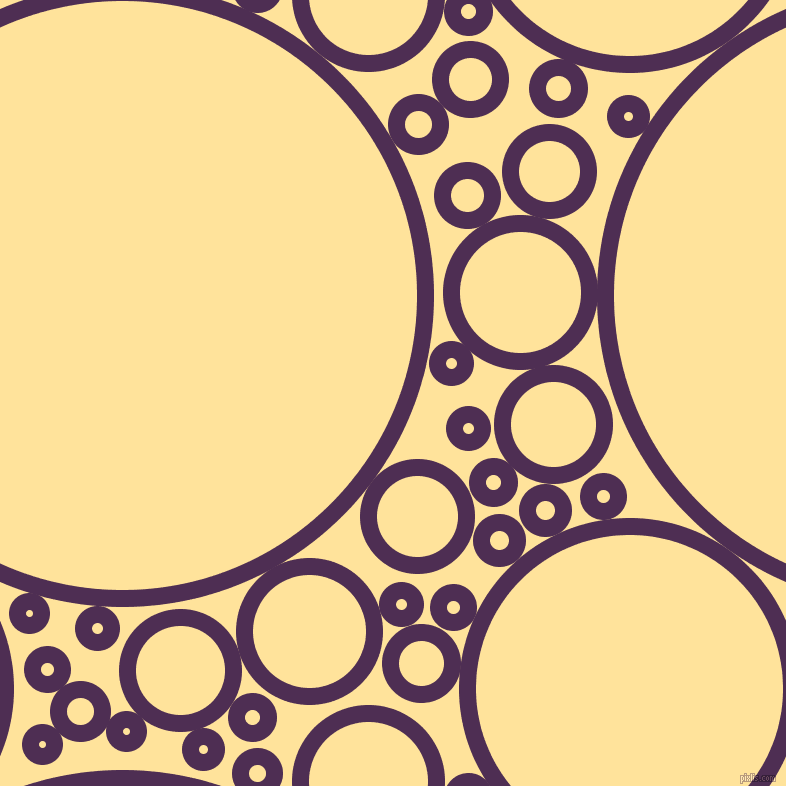 bubbles, circles, sponge, big, medium, small, 17 pixel line width, Hot Purple and Cream Brulee circles bubbles sponge soap seamless tileable