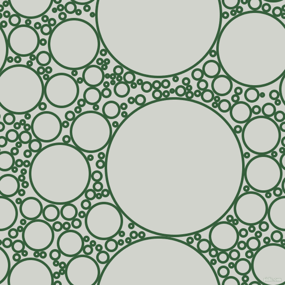 bubbles, circles, sponge, big, medium, small, 5 pixel line width, Hunter Green and Grey Nurse circles bubbles sponge soap seamless tileable