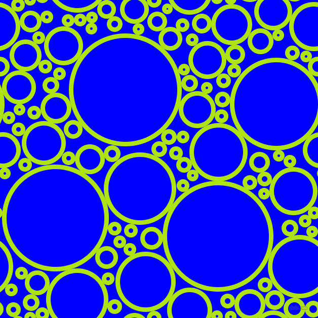 bubbles, circles, sponge, big, medium, small, 9 pixel line width, Inch Worm and Blue circles bubbles sponge soap seamless tileable