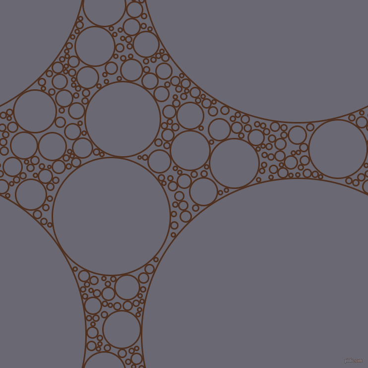 bubbles, circles, sponge, big, medium, small, 3 pixel line width, Indian Tan and Dolphin circles bubbles sponge soap seamless tileable