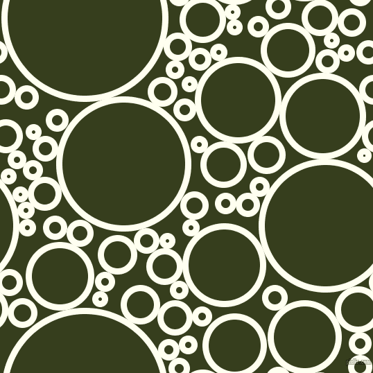 bubbles, circles, sponge, big, medium, small, 9 pixel line width, Ivory and Turtle Green circles bubbles sponge soap seamless tileable