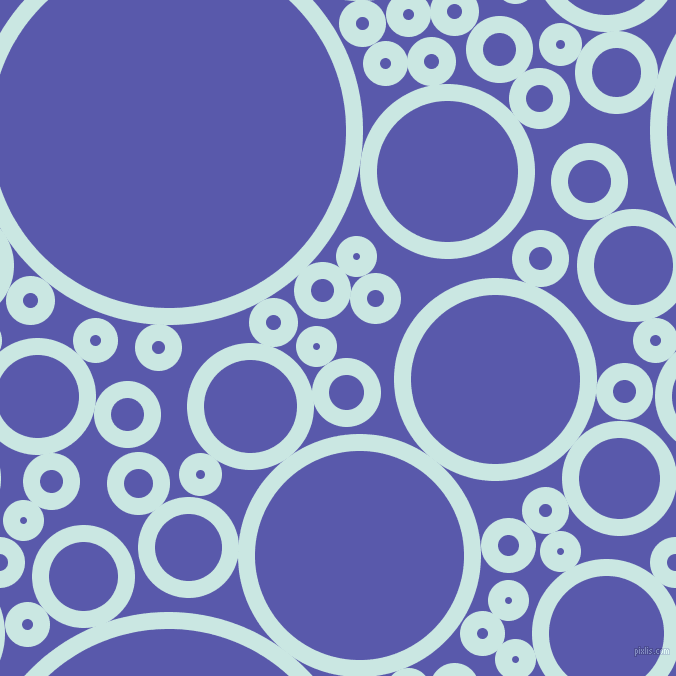 bubbles, circles, sponge, big, medium, small, 17 pixel line width, Jagged Ice and Rich Blue circles bubbles sponge soap seamless tileable