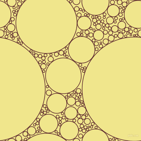 bubbles, circles, sponge, big, medium, small, 2 pixel line width, Jazz and Khaki circles bubbles sponge soap seamless tileable