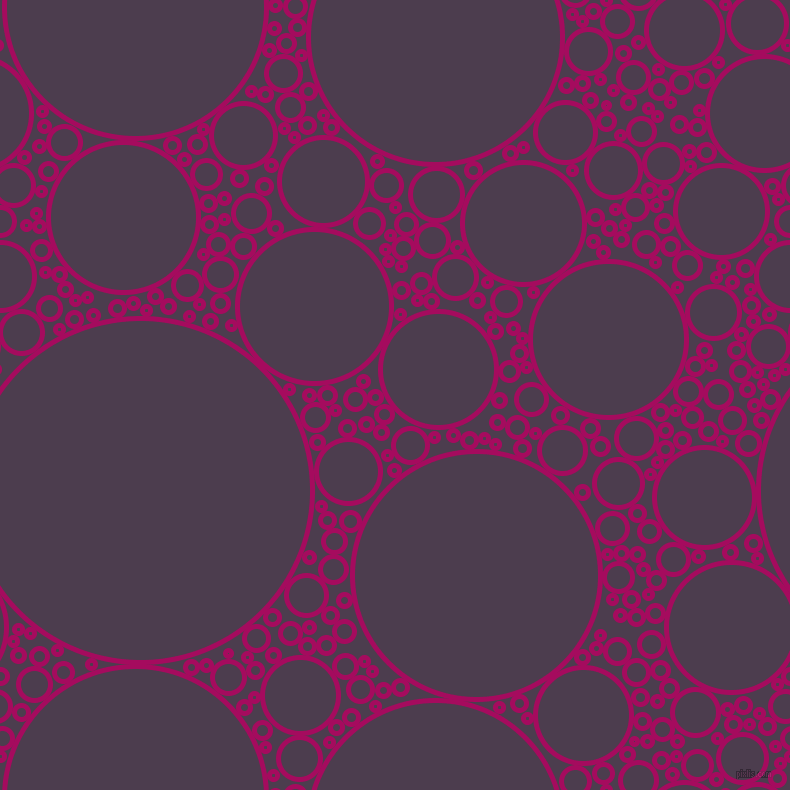 bubbles, circles, sponge, big, medium, small, 5 pixel line width, Jazzberry Jam and Bossanova circles bubbles sponge soap seamless tileable
