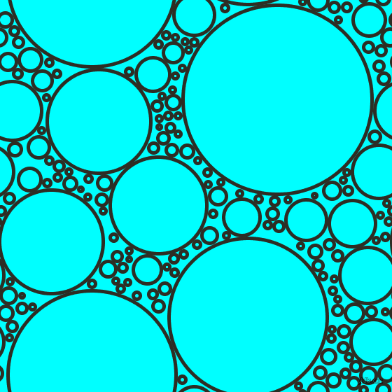 bubbles, circles, sponge, big, medium, small, 5 pixel line width, Karaka and Aqua circles bubbles sponge soap seamless tileable