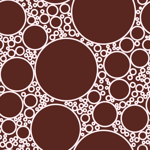 bubbles, circles, sponge, big, medium, small, 5 pixel line width, Lavender Blush and Caput Mortuum circles bubbles sponge soap seamless tileable