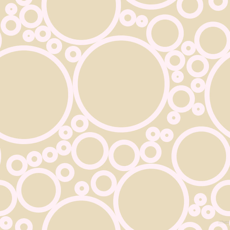 bubbles, circles, sponge, big, medium, small, 17 pixel line width, Lavender Blush and Double Pearl Lusta circles bubbles sponge soap seamless tileable