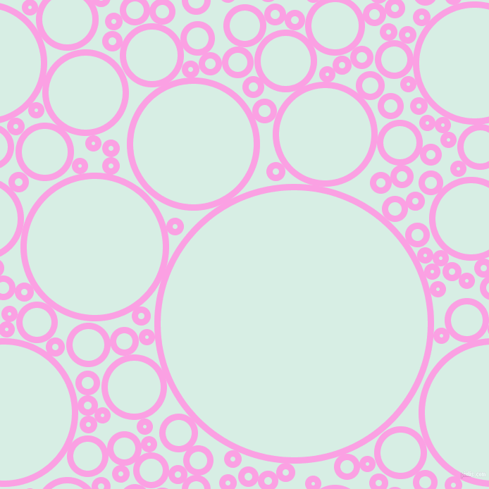 bubbles, circles, sponge, big, medium, small, 9 pixel line width, Lavender Rose and White Ice circles bubbles sponge soap seamless tileable