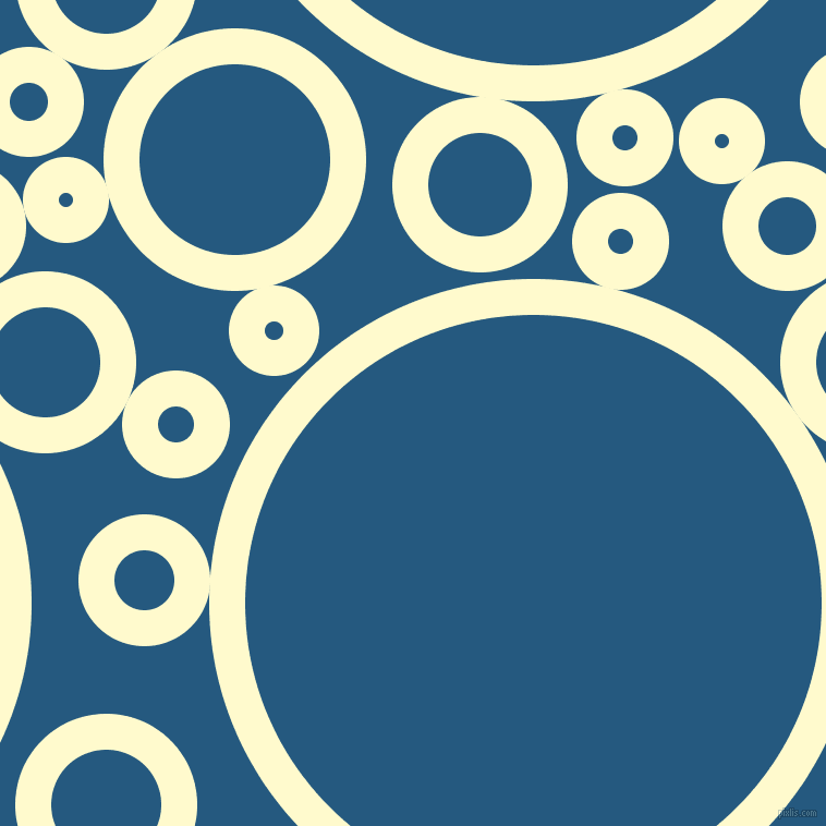 bubbles, circles, sponge, big, medium, small, 33 pixel line width, Lemon Chiffon and Bahama Blue circles bubbles sponge soap seamless tileable