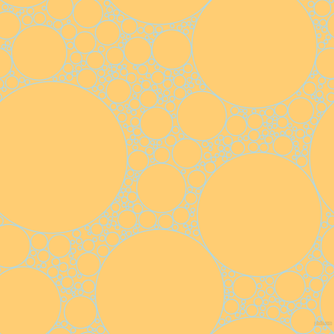 bubbles, circles, sponge, big, medium, small, 2 pixel line width, Light Blue and Grandis circles bubbles sponge soap seamless tileable