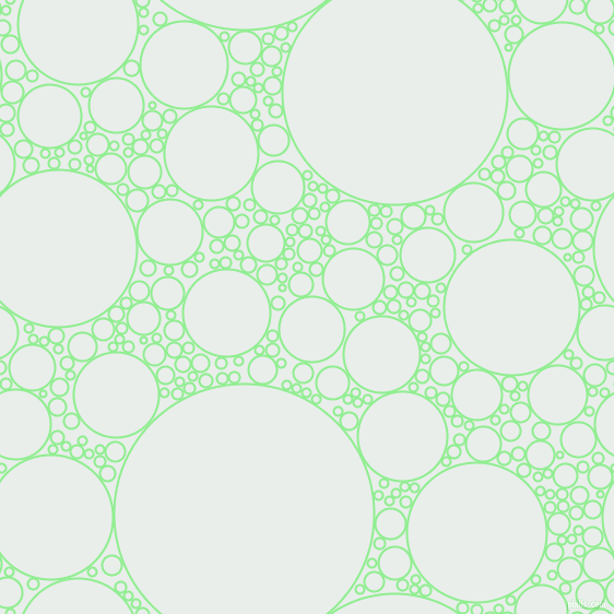  Green and Lily White circles bubbles sponge soap seamless tileable