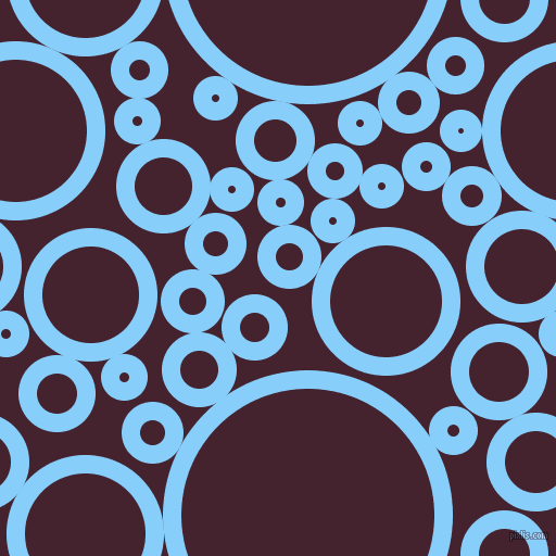 bubbles, circles, sponge, big, medium, small, 17 pixel line width, Light Sky Blue and Castro circles bubbles sponge soap seamless tileable