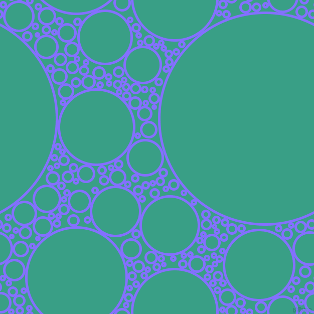 bubbles, circles, sponge, big, medium, small, 5 pixel line width, Light Slate Blue and Gossamer circles bubbles sponge soap seamless tileable