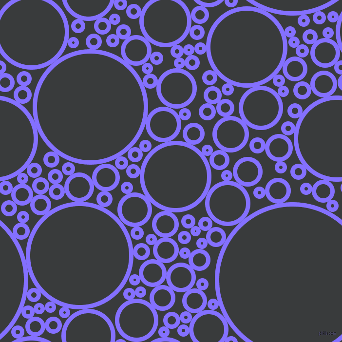 bubbles, circles, sponge, big, medium, small, 9 pixel line width, Light Slate Blue and Montana circles bubbles sponge soap seamless tileable