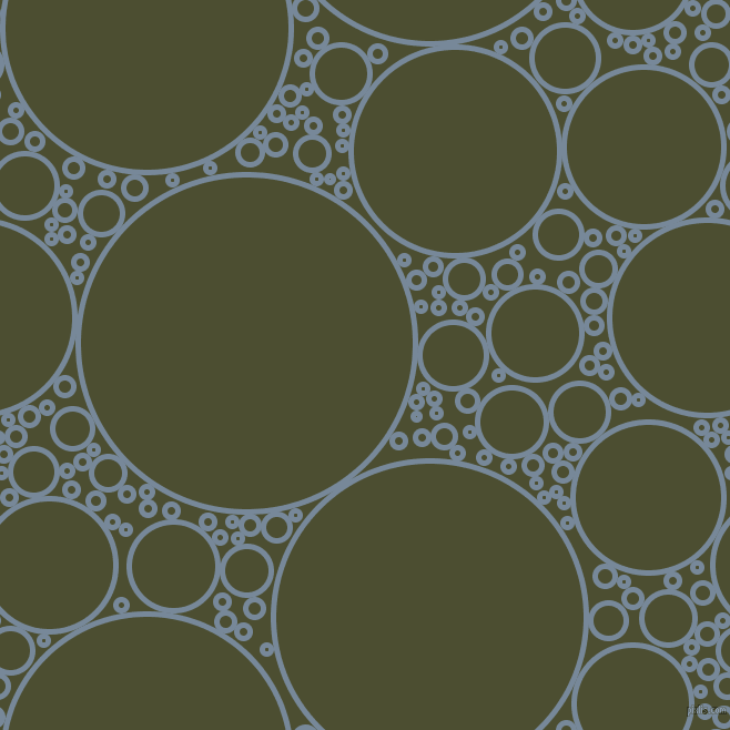 bubbles, circles, sponge, big, medium, small, 5 pixel line width, Light Slate Grey and Waiouru circles bubbles sponge soap seamless tileable