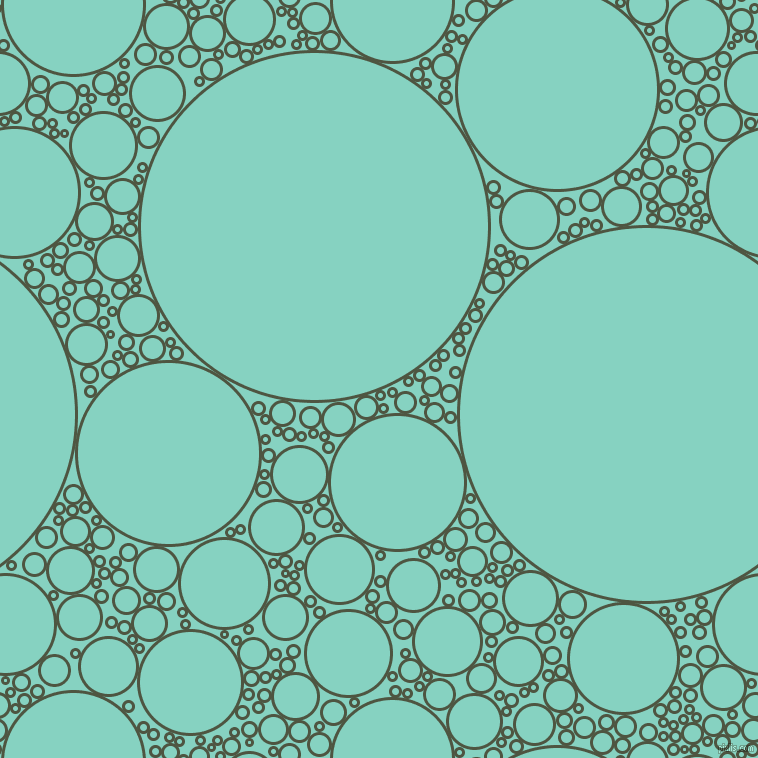 bubbles, circles, sponge, big, medium, small, 3 pixel line width, Lunar Green and Bermuda circles bubbles sponge soap seamless tileable