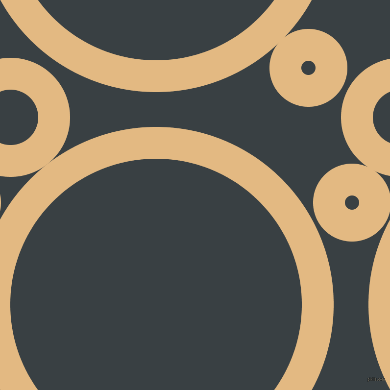 bubbles, circles, sponge, big, medium, small, 65 pixel line width, Maize and Charade circles bubbles sponge soap seamless tileable