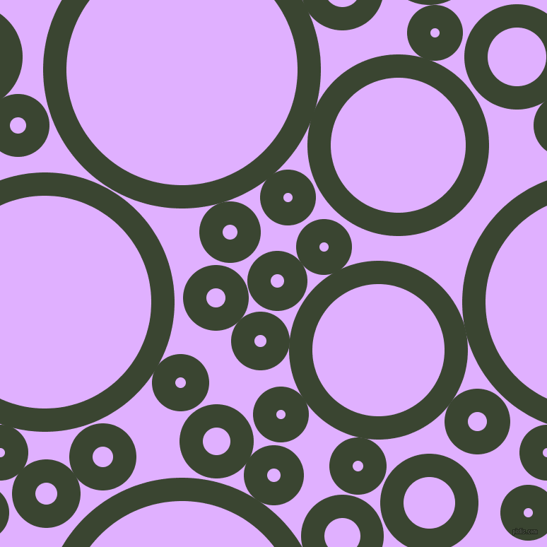 bubbles, circles, sponge, big, medium, small, 33 pixel line width, Mallard and Mauve circles bubbles sponge soap seamless tileable