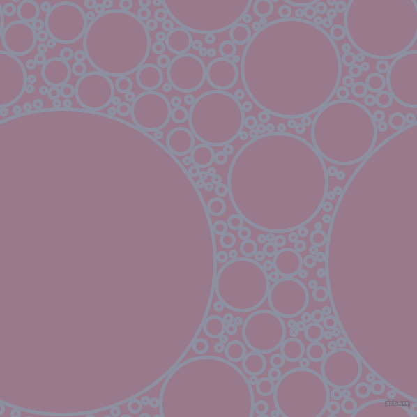 bubbles, circles, sponge, big, medium, small, 5 pixel line width, Manatee and Mountbatten Pink circles bubbles sponge soap seamless tileable