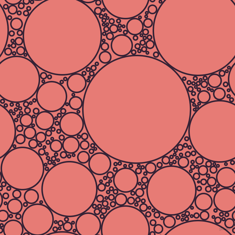 bubbles, circles, sponge, big, medium, small, 5 pixel line width, Mardi Gras and Geraldine circles bubbles sponge soap seamless tileable