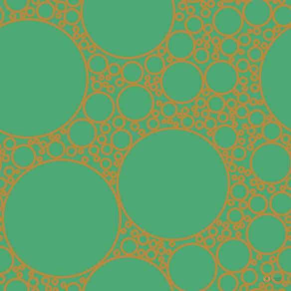 bubbles, circles, sponge, big, medium, small, 5 pixel line width, Marigold and Ocean Green circles bubbles sponge soap seamless tileable