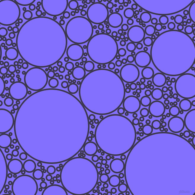 bubbles, circles, sponge, big, medium, small, 5 pixel line width, Martinique and Light Slate Blue circles bubbles sponge soap seamless tileable