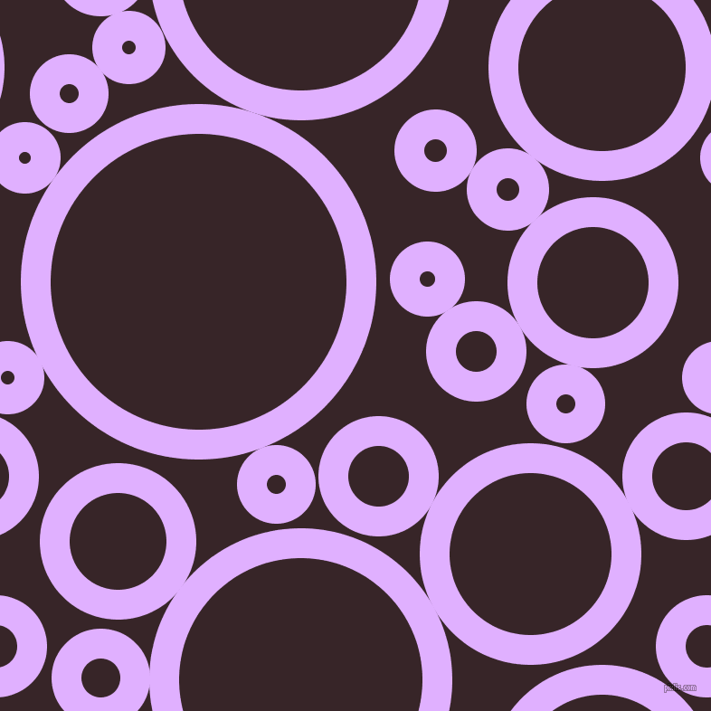 bubbles, circles, sponge, big, medium, small, 33 pixel line width, Mauve and Aubergine circles bubbles sponge soap seamless tileable