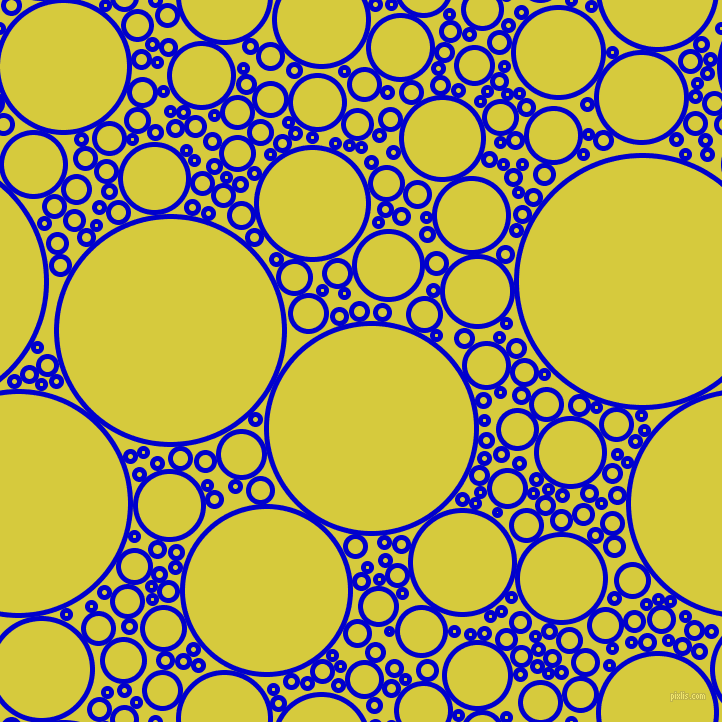 bubbles, circles, sponge, big, medium, small, 5 pixel line width, Medium Blue and Wattle circles bubbles sponge soap seamless tileable