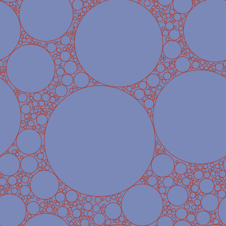 bubbles, circles, sponge, big, medium, small, 2 pixel line width, Medium Carmine and Wild Blue Yonder circles bubbles sponge soap seamless tileable