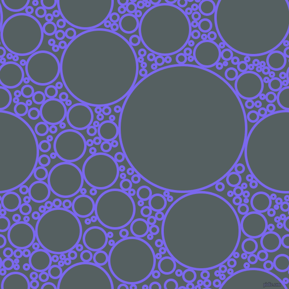 bubbles, circles, sponge, big, medium, small, 5 pixel line width, Medium Slate Blue and River Bed circles bubbles sponge soap seamless tileable
