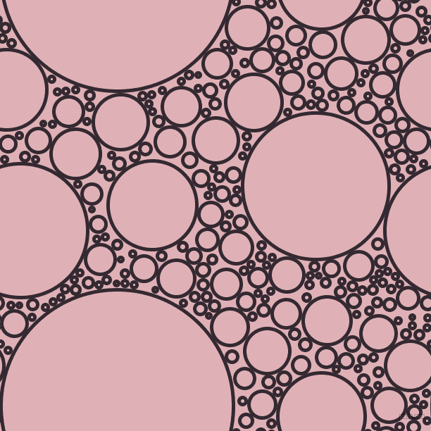 bubbles, circles, sponge, big, medium, small, 5 pixel line width, Melanzane and Blossom circles bubbles sponge soap seamless tileable