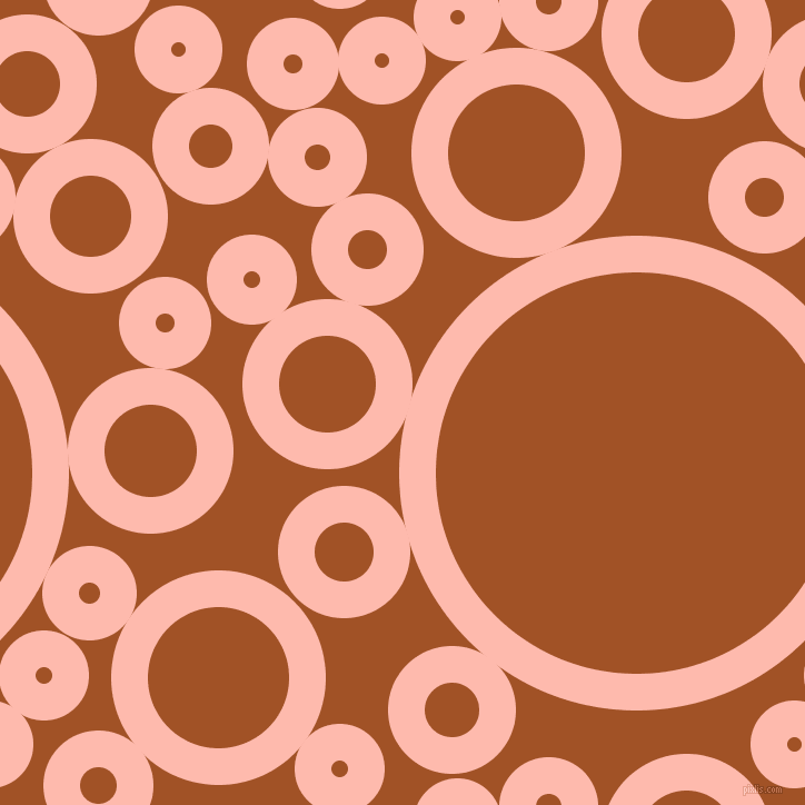 bubbles, circles, sponge, big, medium, small, 33 pixel line width, Melon and Rich Gold circles bubbles sponge soap seamless tileable