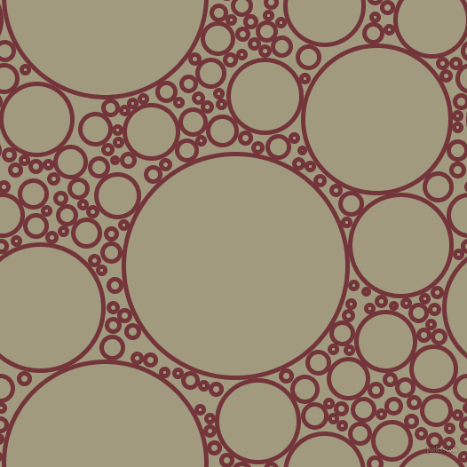 bubbles, circles, sponge, big, medium, small, 5 pixel line width, Merlot and Grey Olive circles bubbles sponge soap seamless tileable