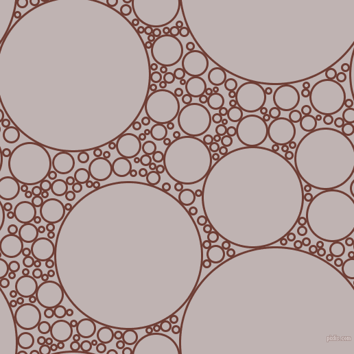 bubbles, circles, sponge, big, medium, small, 3 pixel line width, Metallic Copper and Pink Swan circles bubbles sponge soap seamless tileable