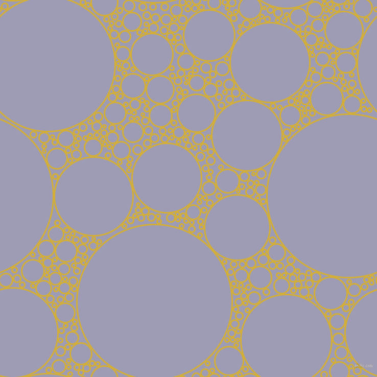 bubbles, circles, sponge, big, medium, small, 3 pixel line width, Metallic Gold and Logan circles bubbles sponge soap seamless tileable