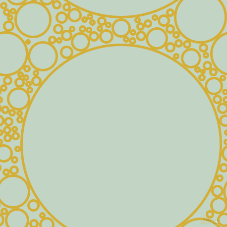 bubbles, circles, sponge, big, medium, small, 5 pixel line width, Metallic Gold and Sea Mist circles bubbles sponge soap seamless tileable