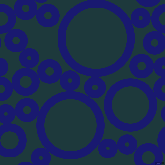 bubbles, circles, sponge, big, medium, small, 33 pixel line width, Midnight Blue and Nordic circles bubbles sponge soap seamless tileable