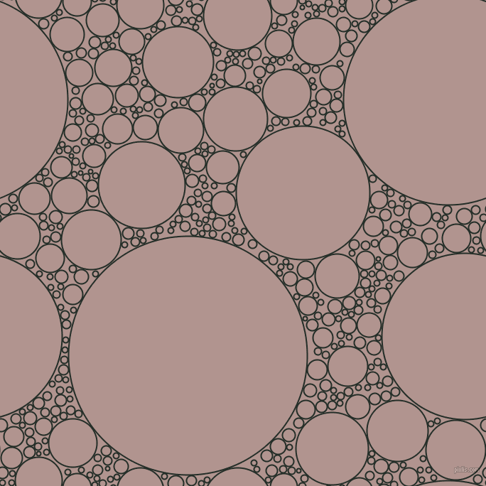 bubbles, circles, sponge, big, medium, small, 2 pixel line width, Midnight Moss and Thatch circles bubbles sponge soap seamless tileable