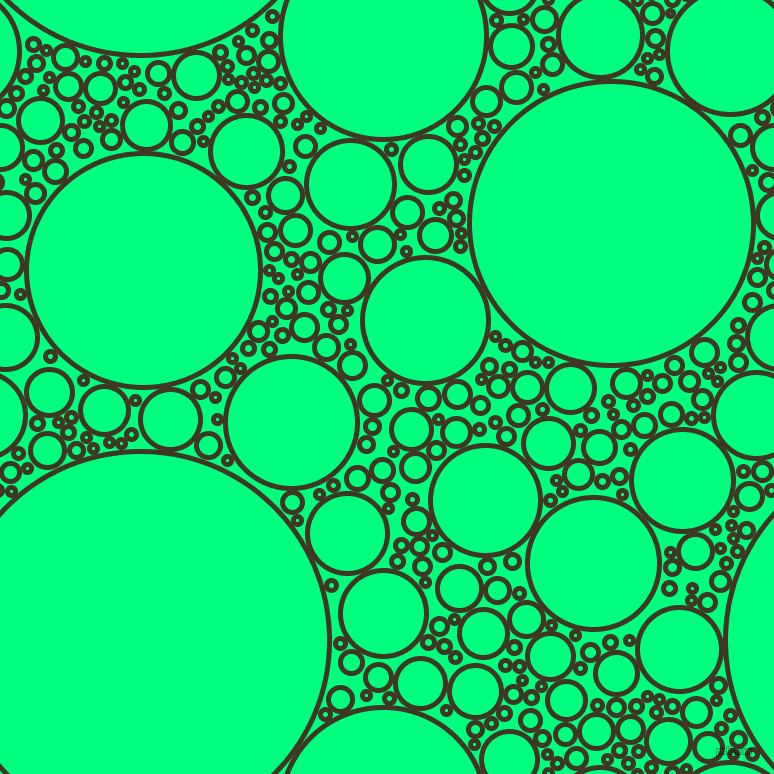 bubbles, circles, sponge, big, medium, small, 5 pixel line width, Mikado and Spring Green circles bubbles sponge soap seamless tileable