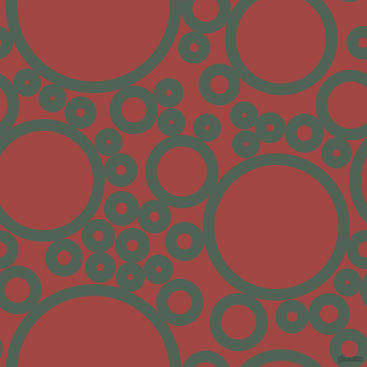bubbles, circles, sponge, big, medium, small, 17 pixel line width, Mineral Green and Roof Terracotta circles bubbles sponge soap seamless tileable