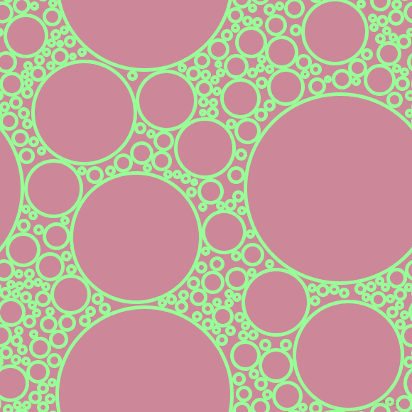 bubbles, circles, sponge, big, medium, small, 5 pixel line width, Mint Green and Puce circles bubbles sponge soap seamless tileable