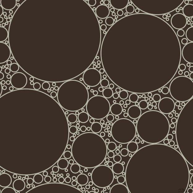 bubbles, circles, sponge, big, medium, small, 3 pixel line width, Mist Grey and Sambuca circles bubbles sponge soap seamless tileable