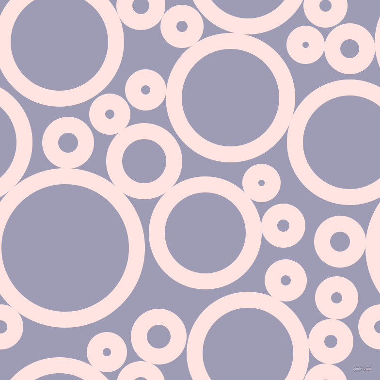 bubbles, circles, sponge, big, medium, small, 33 pixel line width, Misty Rose and Logan circles bubbles sponge soap seamless tileable