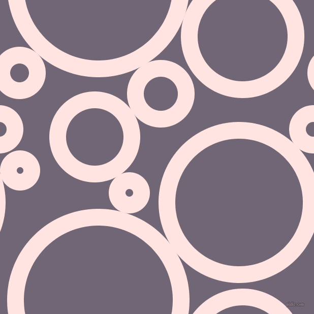 bubbles, circles, sponge, big, medium, small, 33 pixel line width, Misty Rose and Rum circles bubbles sponge soap seamless tileable