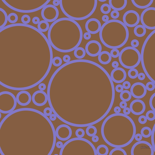 bubbles, circles, sponge, big, medium, small, 9 pixel line width, Moody Blue and Dark Wood circles bubbles sponge soap seamless tileable